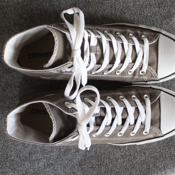 Converse Chuck Taylor All Star High Top, Grey Gray - Picture 10 of 12